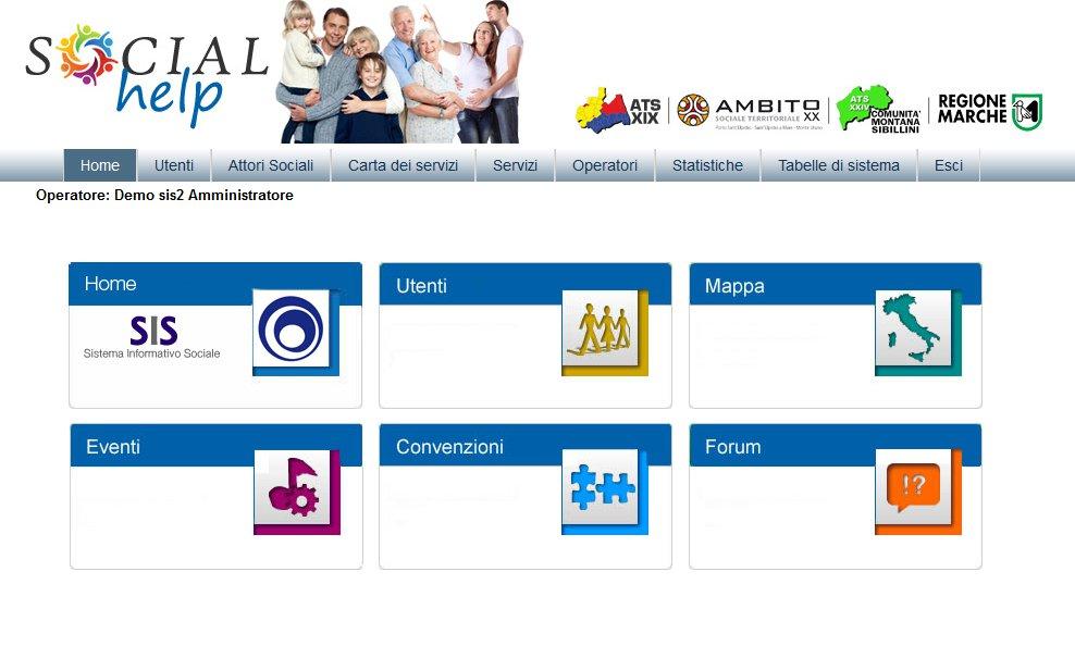 Regione Marche - Progetto Social help
